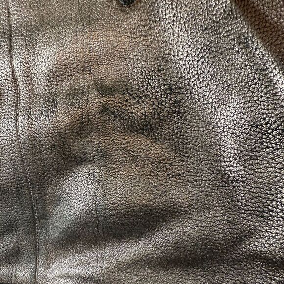 Rebecca Minkoff Leather Metallic Studded Tote Handbag RARE! - Picture 4 of 10